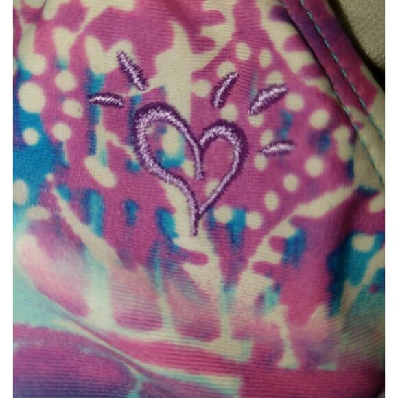 Justice Halter Swim Top Size 8 Open Back - Picture 5 of 5